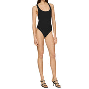 Costume Intero Incrocio Schiena WE059 999 NERO DONDUP 