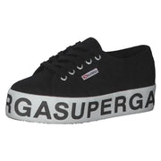 Sneakers Superga Glitterlettering S111TRW A02.BLACKBLACK SUPERGA 