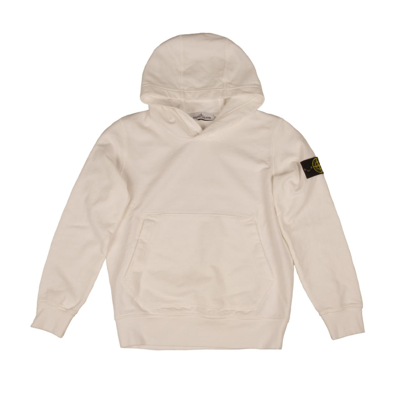 Felpa Bimbo Stone Island 781661640 V0001. WHITE STONE ISLAND 