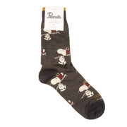 Calze Snoopy Ski All Over Unisex Grigio Scuro FW230018A 2 GRIGIO SCURO SOX IN THE BOX 