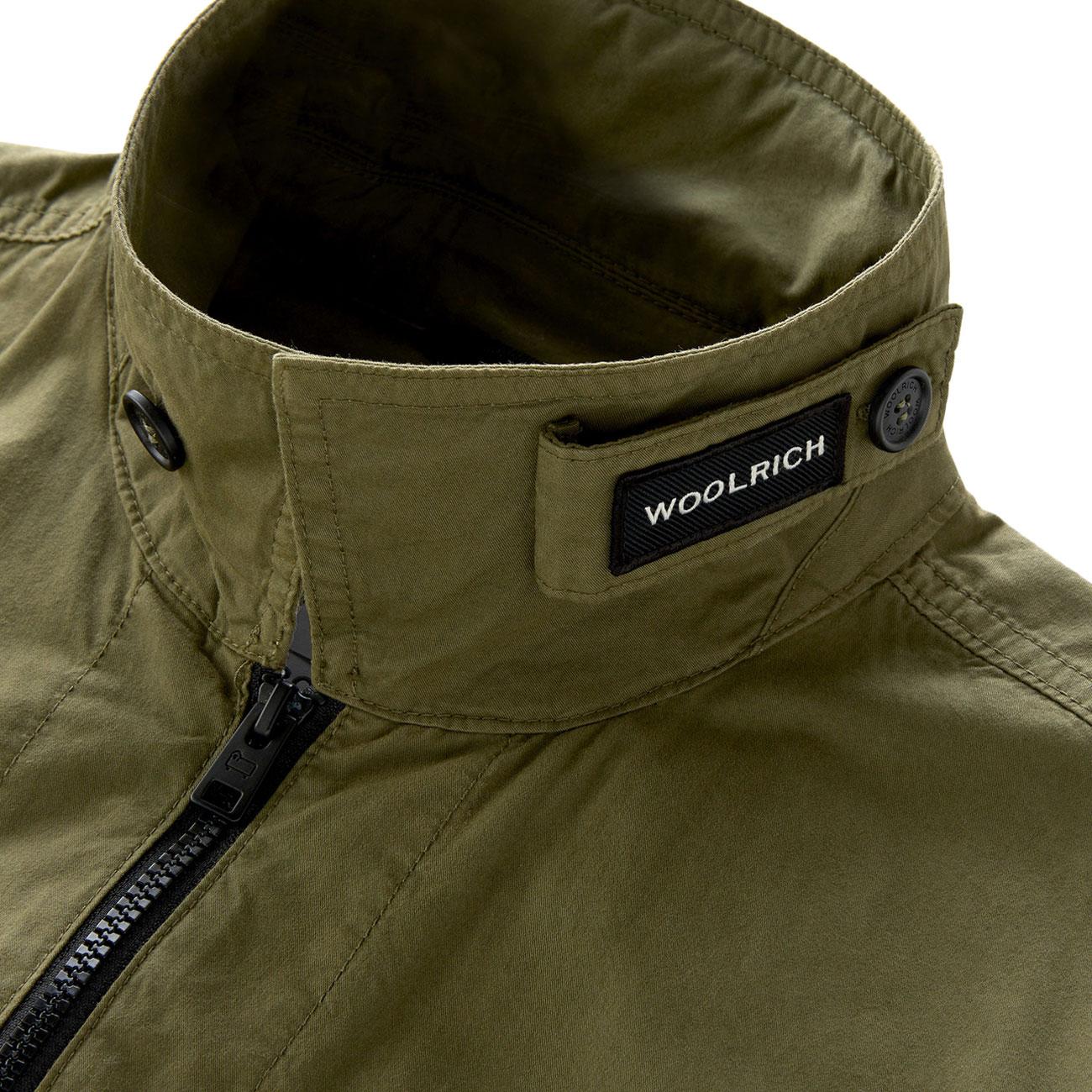 Overshirt Garbadine Uomo Lake Olive CFWOOS0113MRUT3665 6178 LAKE OLIVE WOOLRICH 