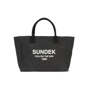 REGULAR TOTE BAG SUNDEK AW832ABCV500 00400 BLACK SUNDEK 