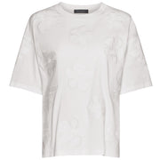 T-shirt Ricamata G344Z999554N 011 OFF WHITE ELENA MIRO' 
