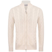 Maglia Full Zip 23161/19672 113 ECRU LA FILERIA 