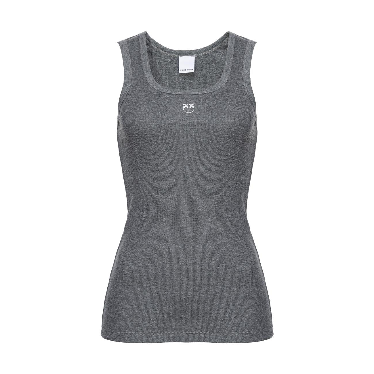 Canotta Calcolatore Donna Grigio Corvo 100807/A22X I76 GRIGIO CORVO PINKO 