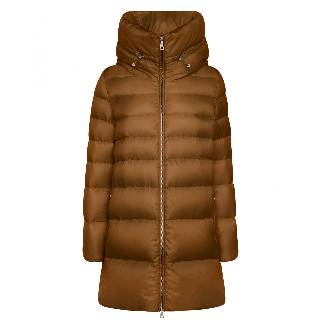 Giacca Imbottita Lunga Donna Wood 6AW226 7691 WOOD ADD 