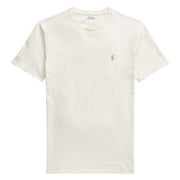 T.Shirt Girocollo Slim Fit Jersey Uomo Parchment Cream 710671438 350 PARCHMENT CREAM/C8634 POLO RALPH LAUREN 