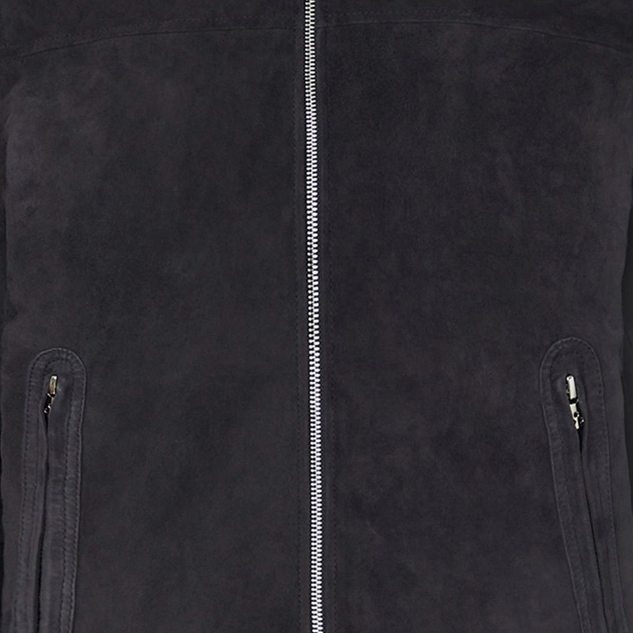 Giacca Sands Suade PE 08 In Pelle Scamosciata PEU5743 99012407 215 BLU GRAFITE PEUTEREY 