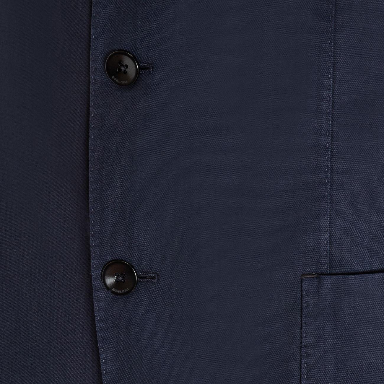 Giacca In Lana Con Tre Bottoni Uomo Blu Navy N2902J/BAP430 0782BLUNAVY BOGLIOLI 