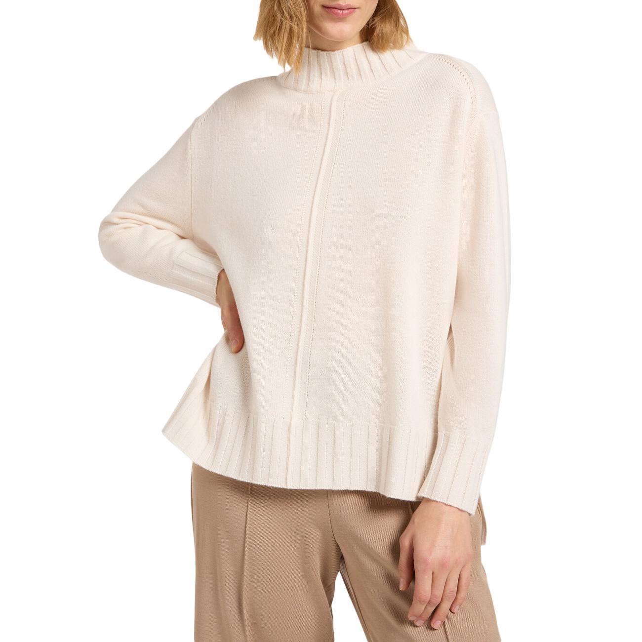 Maglia In Pura Lana M474Z000607 002 GESSO ELENA MIRO' 