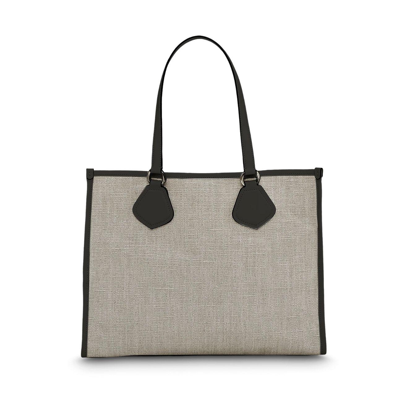 Borsa Cabas Ete Donna Natural Noir A107498ATU 8A NATUREL/NOIR LANCEL 