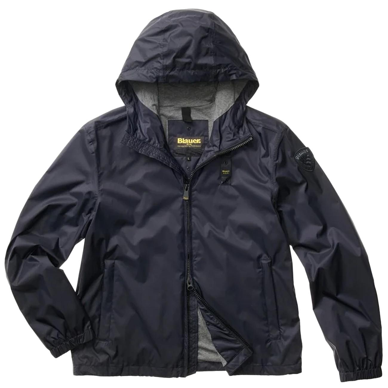 Giacca Con Cappuccio 26SBLUC11071-007462 888 BLU BLAUER 