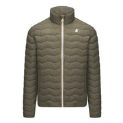 Giubbotto Valentine Eco Warm Onde Uomo Verde Nero K6115GW WMR VERDE NERO K-WAY 