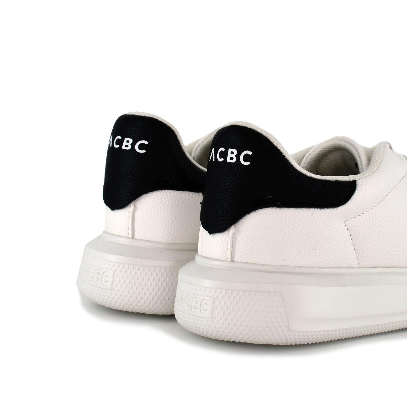 SNEAKERS UNISEX BIOMILAN ACBC SHMI ECO 201 WHITE + BLACK ACBC 