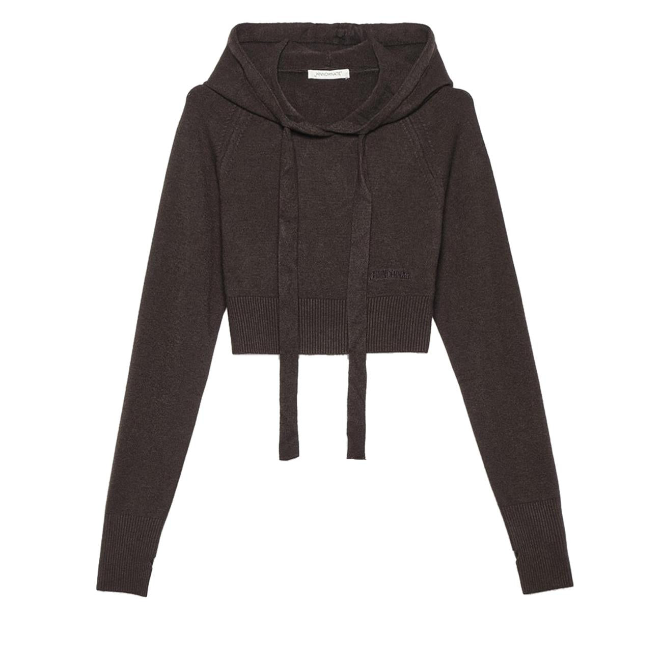 Felpa Crop Donna Moro HNW1053 V7 MORO HINNOMINATE 