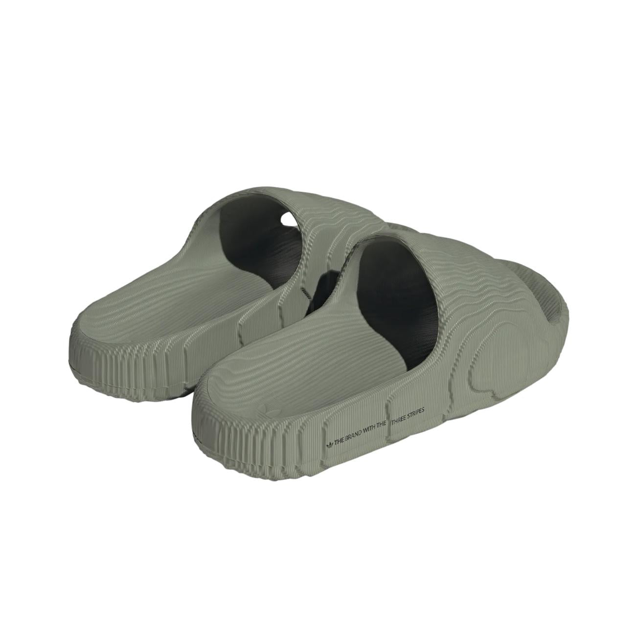 Adilette 22 Unisex Silver Green Black IG8264 SILGRN/SILGRN/CBLACK ADIDAS 
