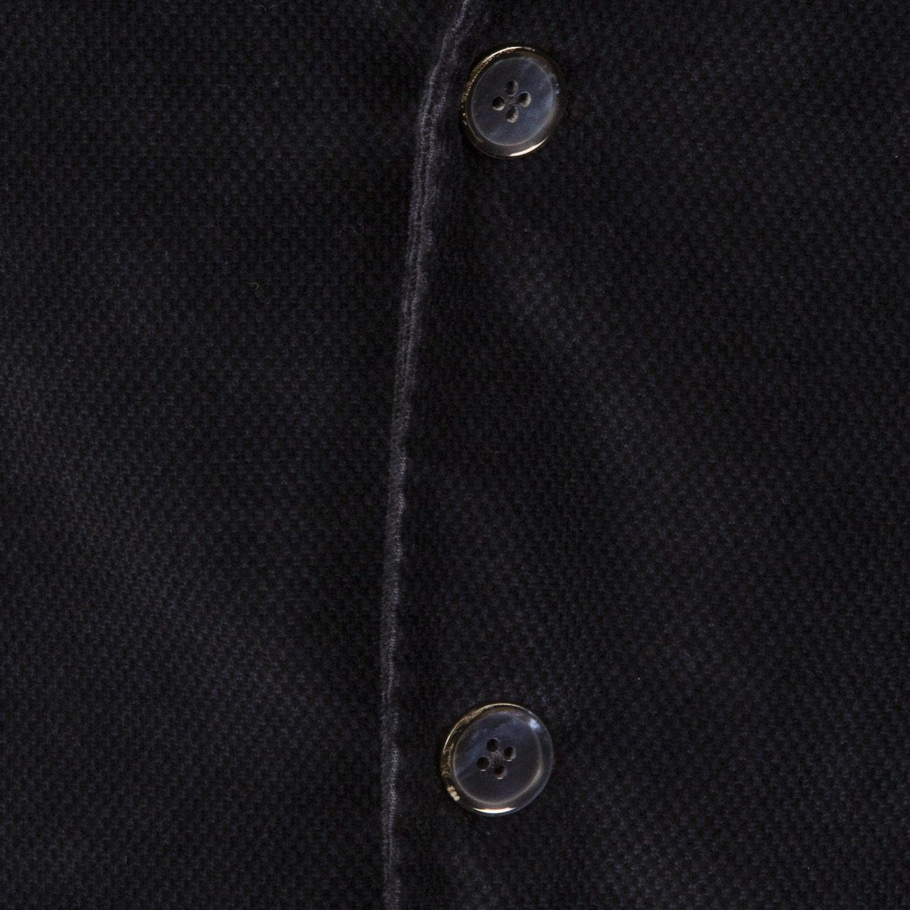 Giacca U. 2 Bott. Tasca Appl. Velluto Liscio Stampato L.B.M 25510 2807 6 BLU NAVY L.B.M.1911. 