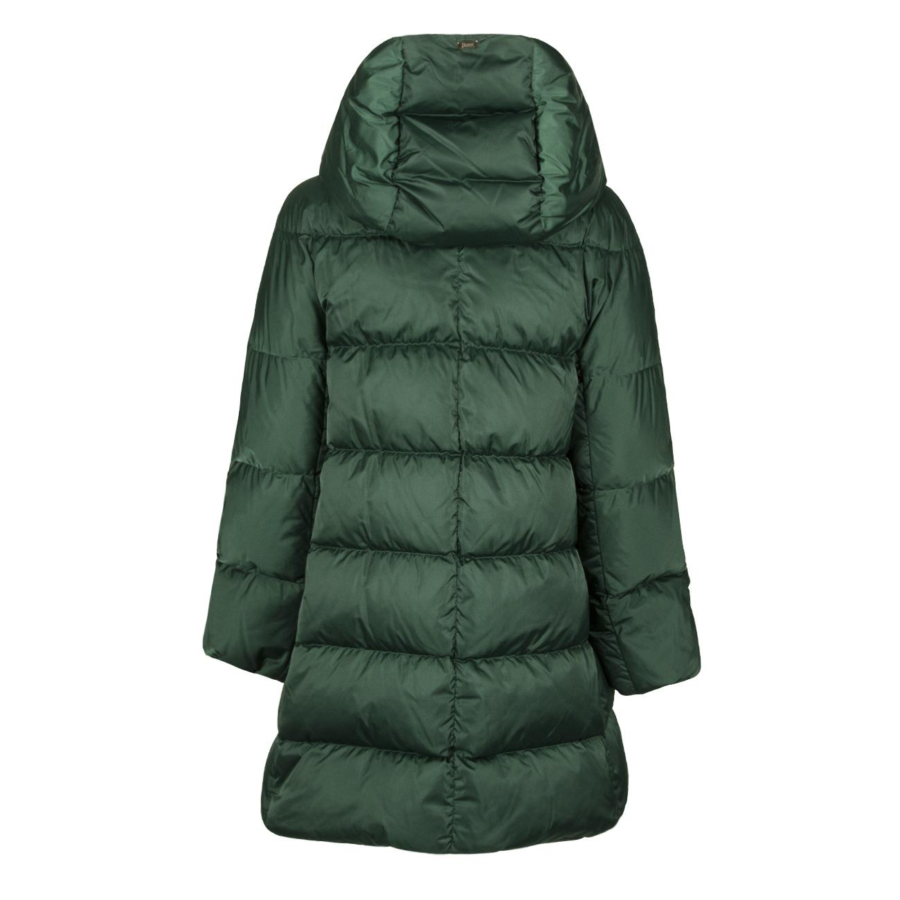 Piumino Svasato Donna Verde Collage PI1304D12170 7970 VERDE COLLAGE HERNO 
