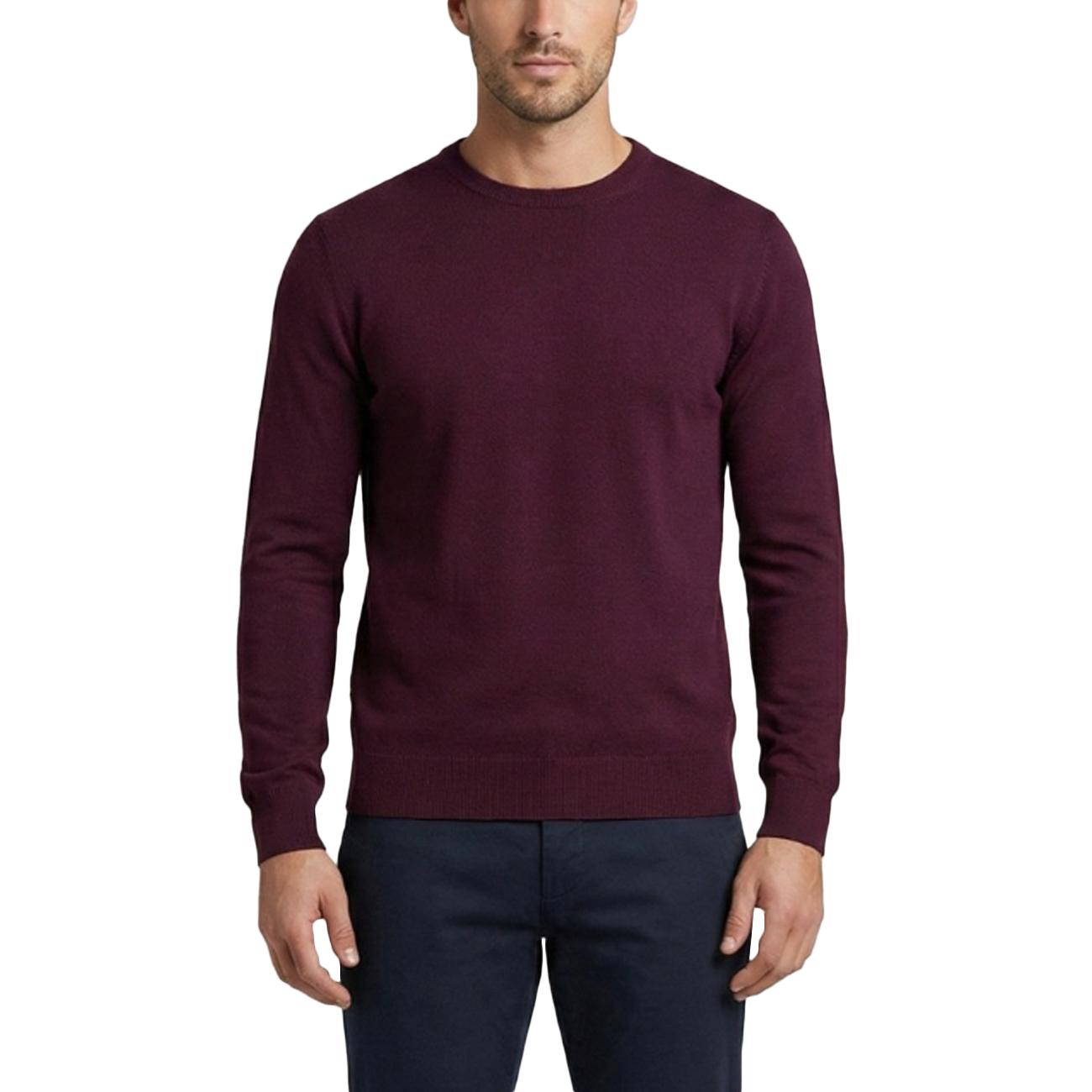 Pullover Girocollo Viscosa Cashmere MK9900113 BORDEAUX MARKUP 