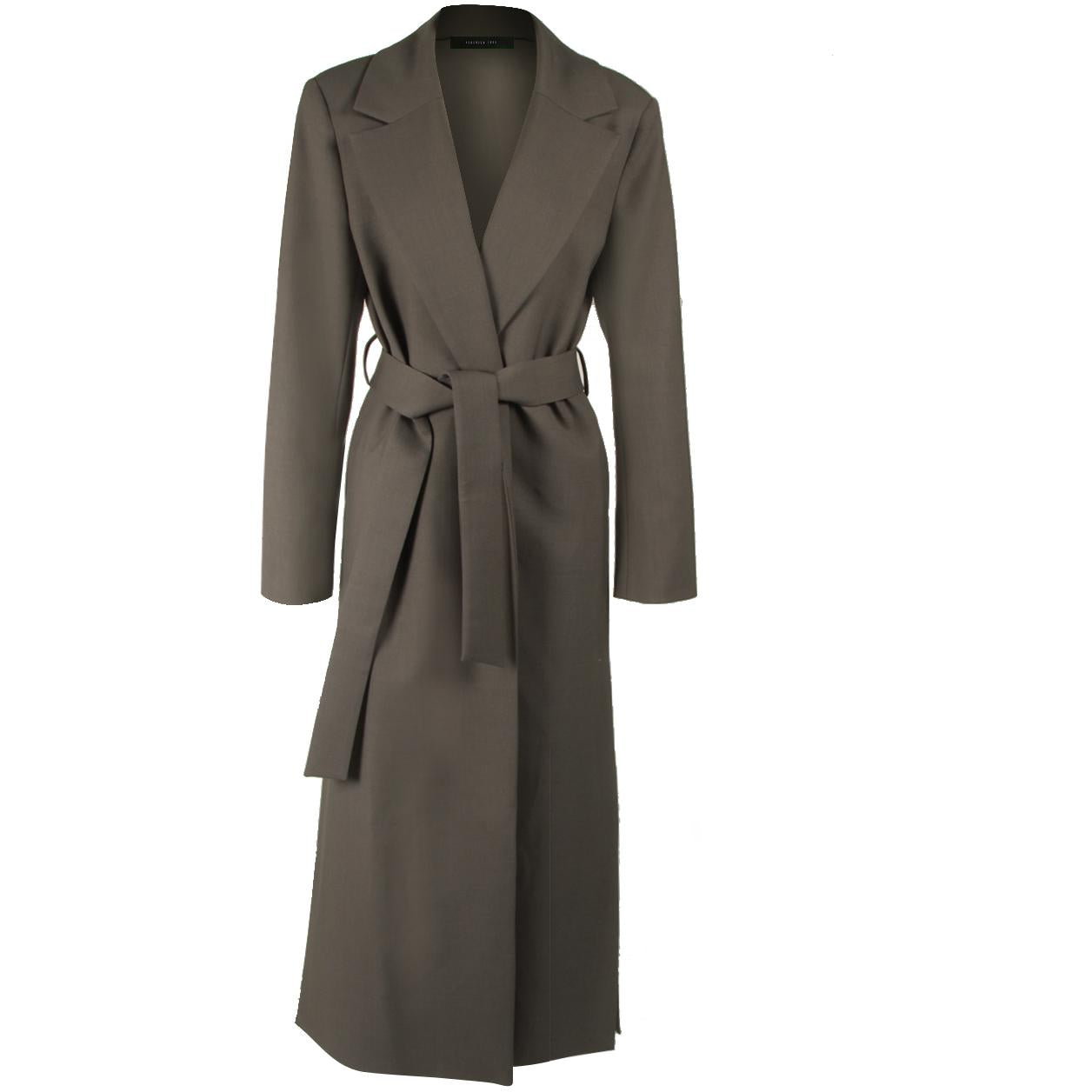 Capotto Lungo Collo Rever Donna Salvia FTI22CP1100GA0034 0600 SALVIA FEDERICA TOSI 