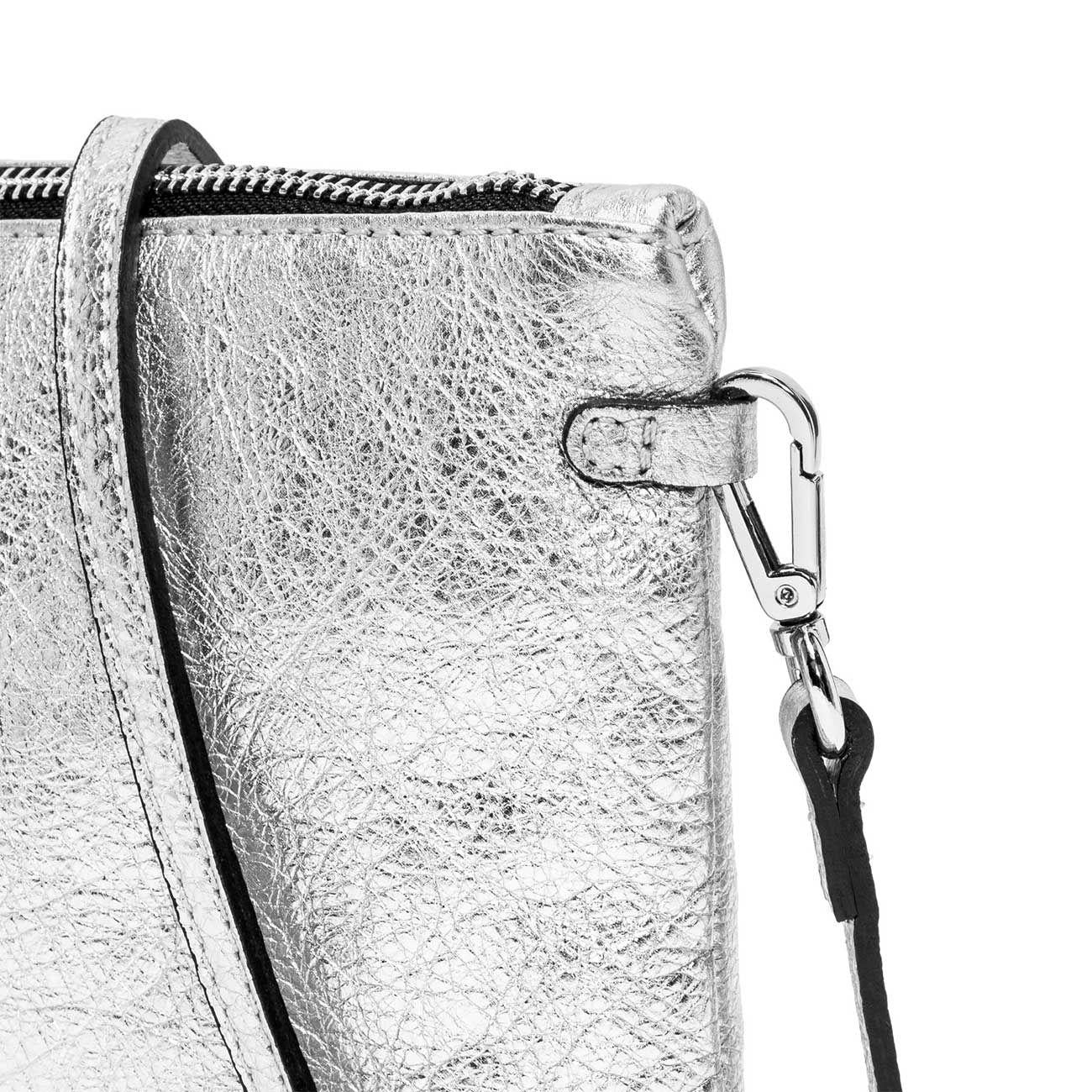 Pochette Hermy Argento BS3695/21PELMW 359ARGENTO GIANNI CHIARINI 