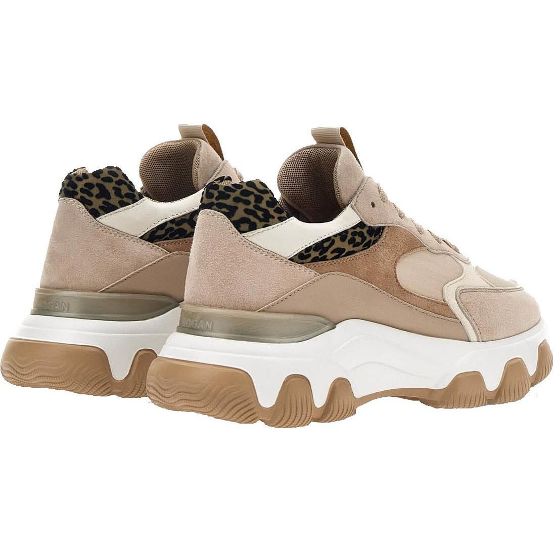 Sneakers Hyperactive Animalier Donna Beige Leopard HXW5400DG60AGZ0YBQ BEIGE/LEOPARD HOGAN 