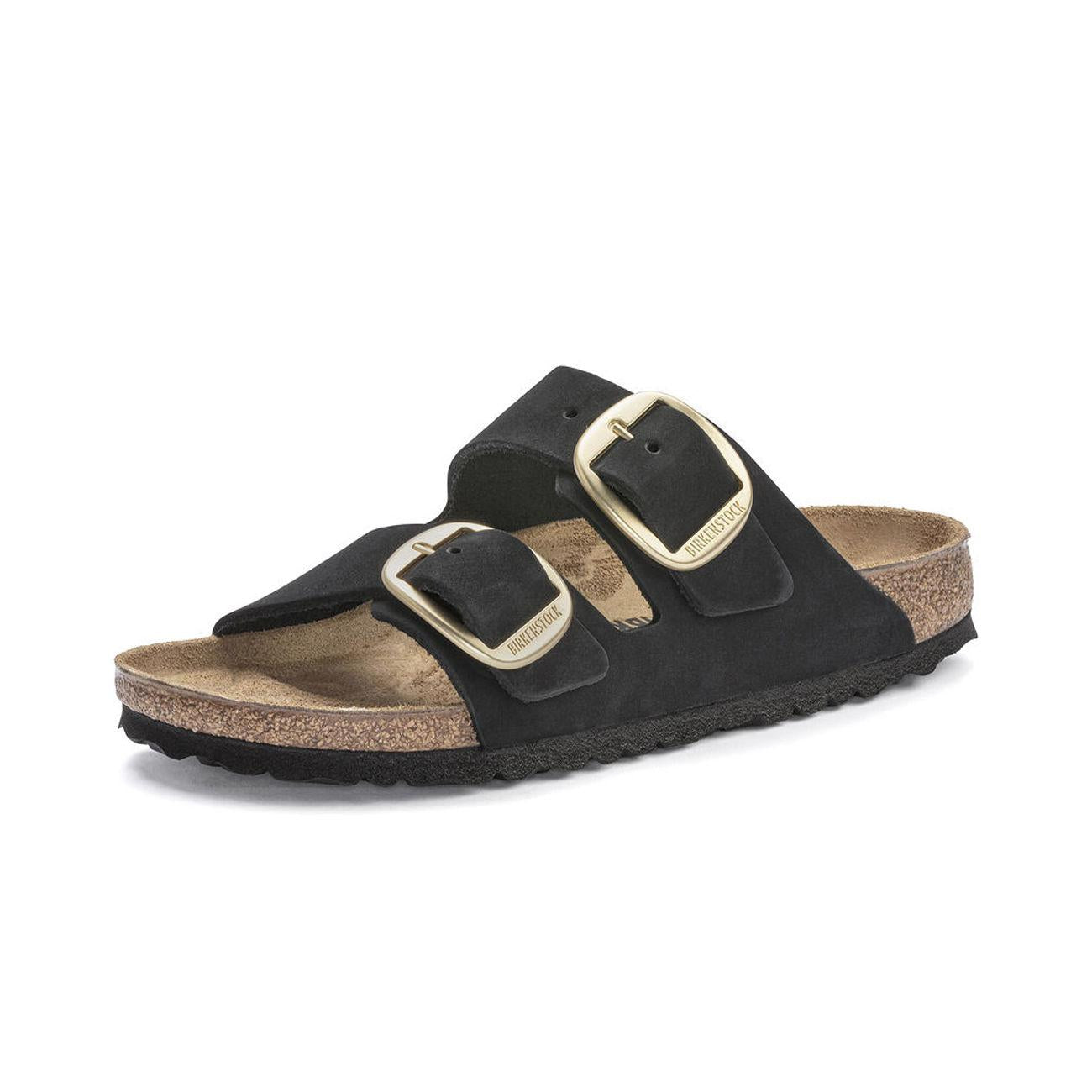 ARIZONA BIGBUCKLE NUBUCK BIRKENSTOCK 1023290 BLACK BIRKENSTOCK 