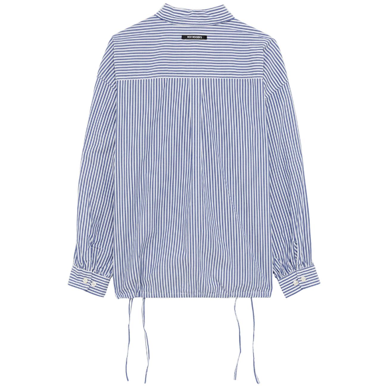 Camicia Bloom In Popeline A Righe RND90300CQ930124 C0604 NAVY/WHITE ROY ROGER'S 