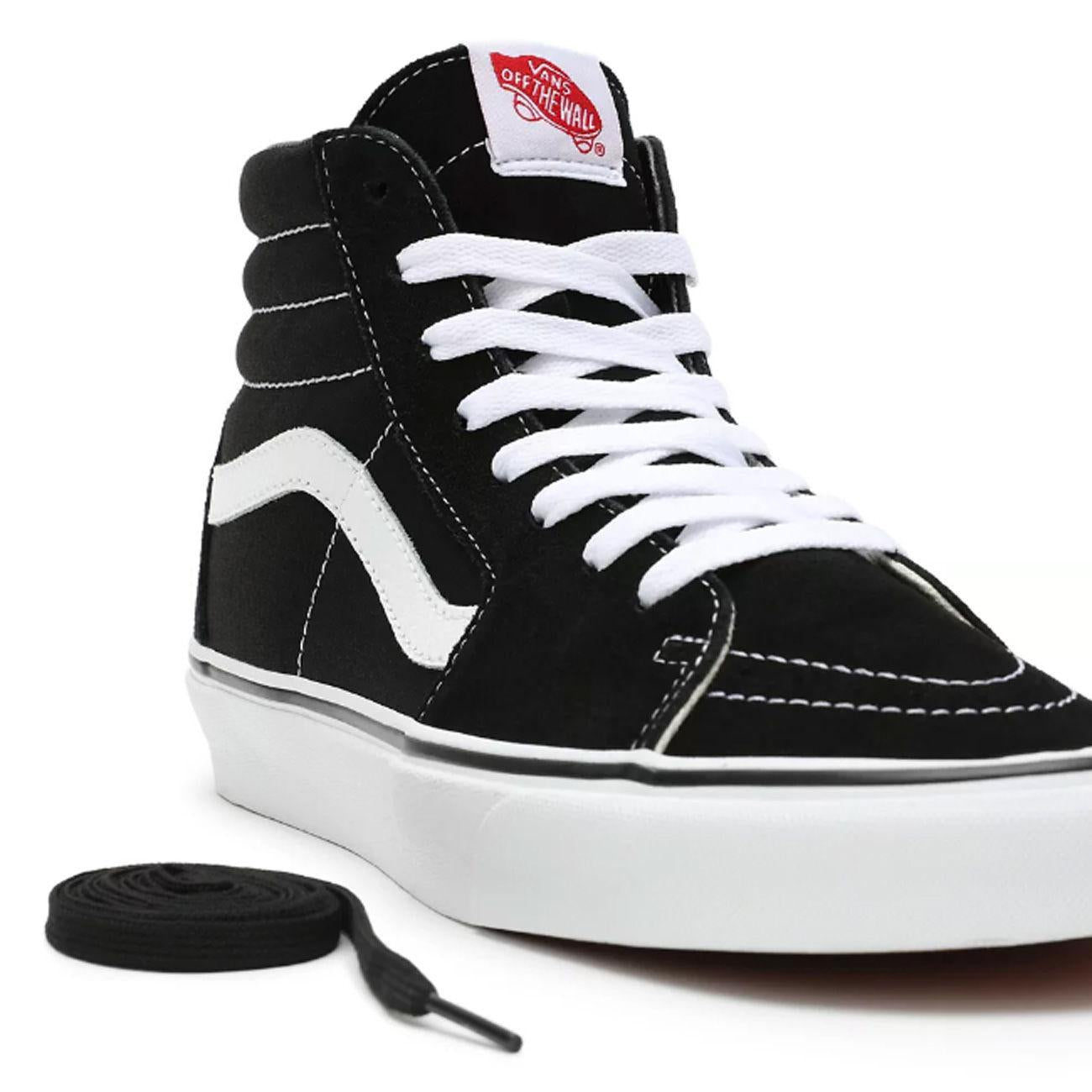 Scarpe Sk8-Hi Unisex Black White VN000D5I B8C1 BLACK/BLACK/WHITE VANS 