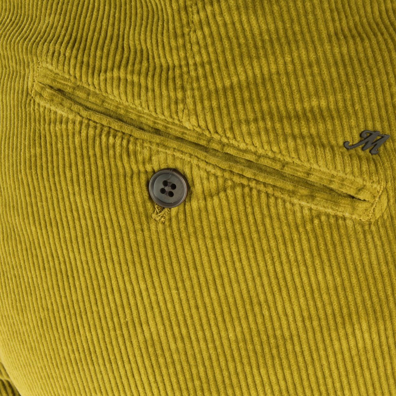 OSAKA PANTALONE U. OSAKA 1PINCES VELLUTO 500 RIGHE MASON`S 9PN2C7793 VBE061 806 VERDE ACIDO MASON'S 