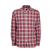 Camicia Maniche Lunghe Scozzese In Flanella Uomo Corallo Blu TIN/1RKUNJW QL1CORALLO/BLU TINTORIA MATTEI 954 