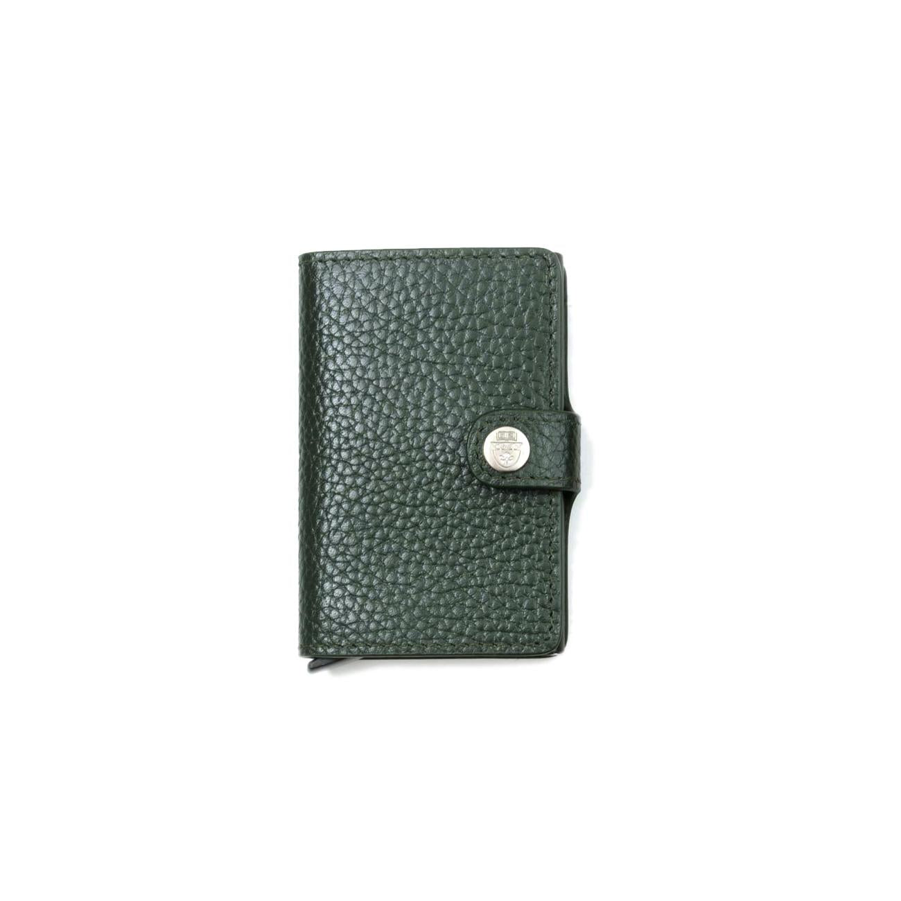 Porta Carte Slide Con Bottone Unisex Verde Scuro 175235U 331 VERDE SCURO A.G. SPALDING&BROS 