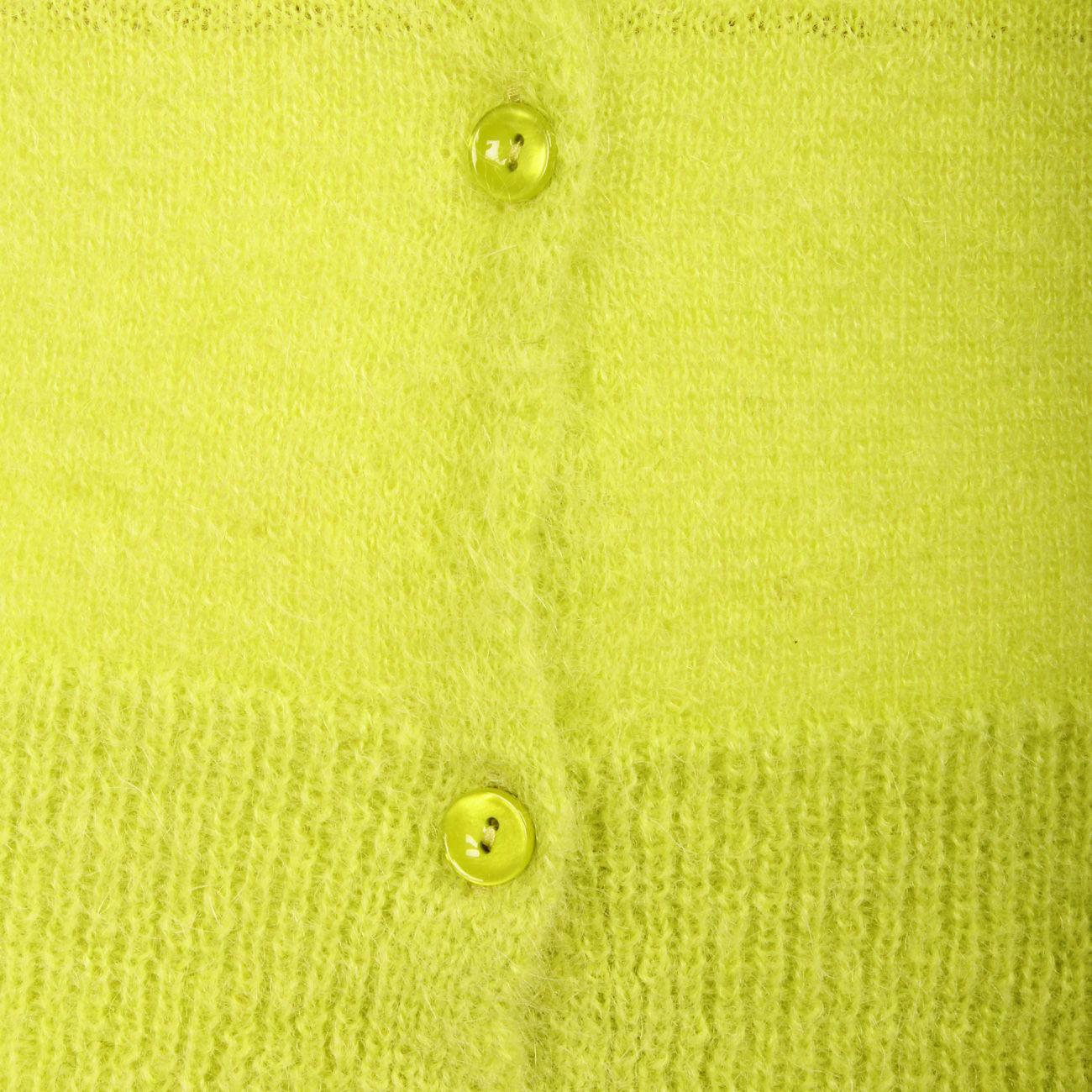 Cardigan Cropped In Mohair Donna Verde Acido FTI22MK1180XXXXXX 0472 VERDE ACIDO FEDERICA TOSI 