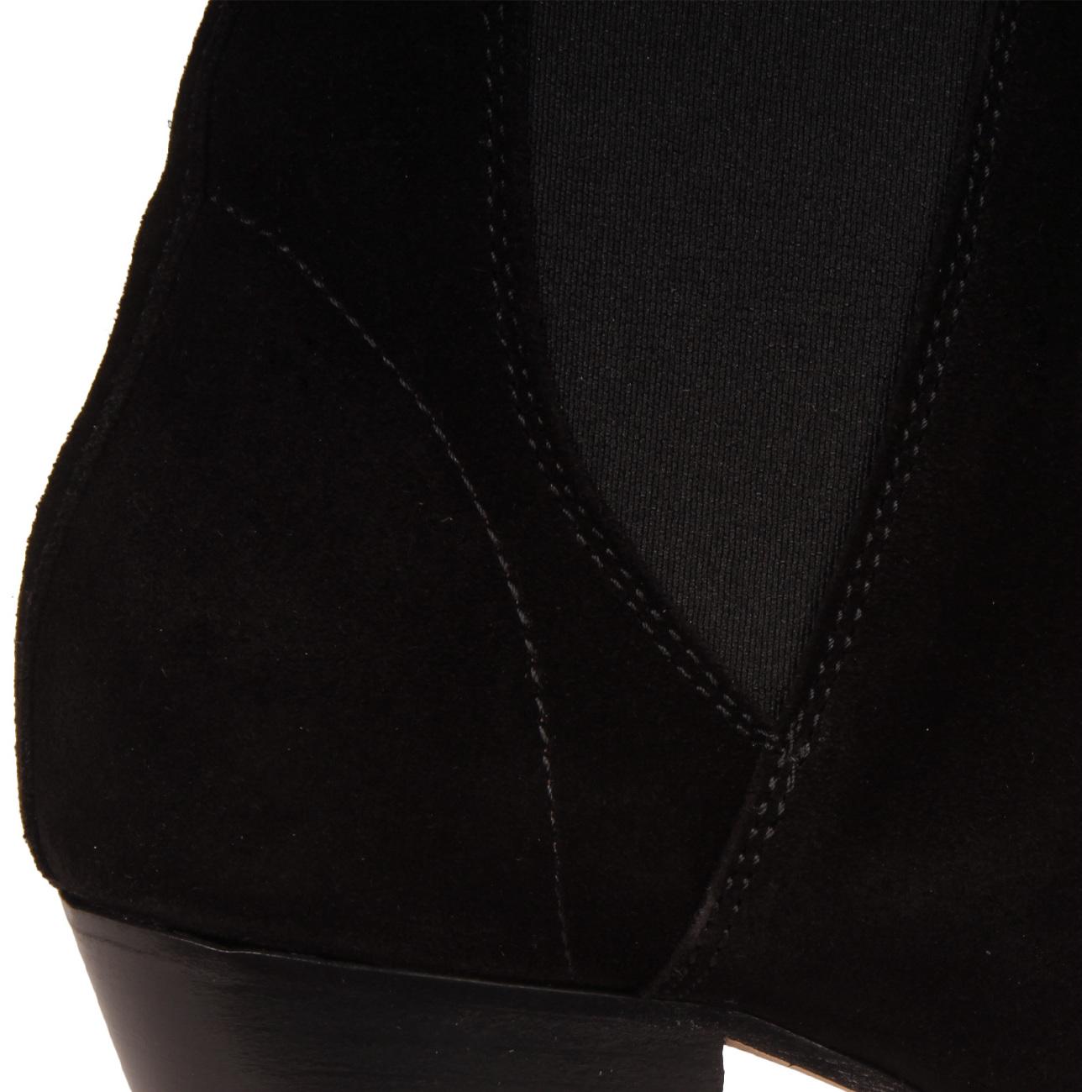 Stivaletti Texani Velour Donna Nero 9690 NERO ANNA F. 