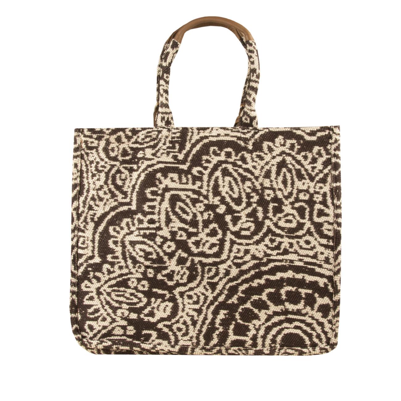 Borsa Tote Big Cayo Largo Black White CAYO LARGO BIG BLACK/WHITE CHANDANA 