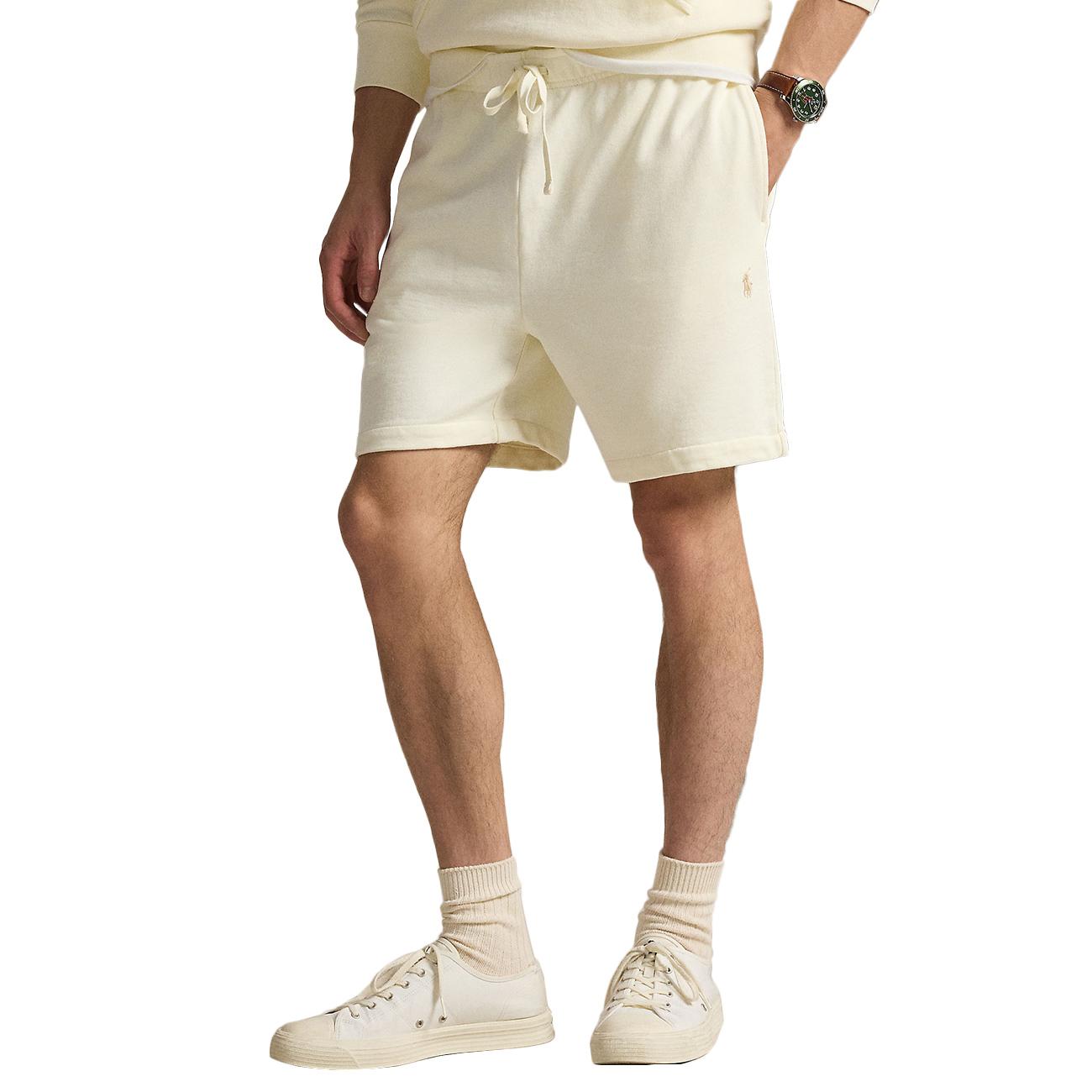 Pantaloncini In Pile Leggero 710934602 001 CLUBHOUSE CREAM POLO RALPH LAUREN 