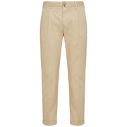Pantalone Henry Cropped Slim Fit-Tinto Reattivo Gabardina JUM_P0003 001 S2544 TR C99 LIGHT BEIGE JACOB COHEN 