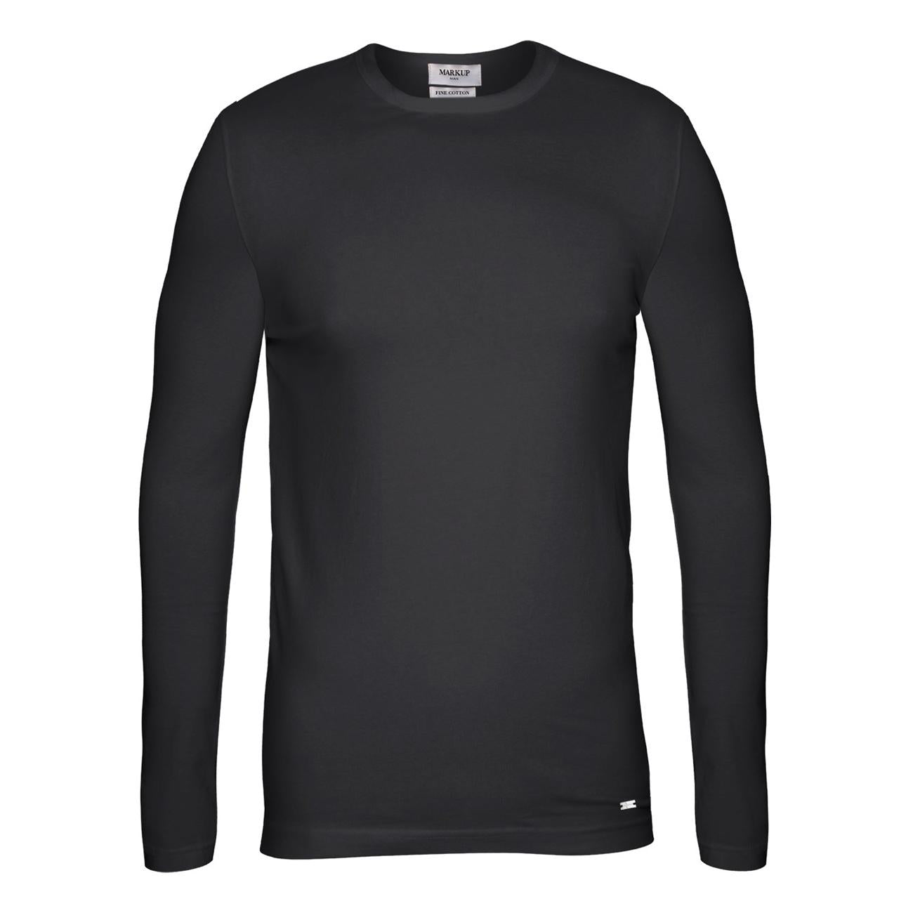 Maglia In Jersey Uomo Nero MK21005 NERO MARKUP 