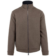 Bomber Di Lana Con Zip JKT012 TABACCO HOMEWARD 