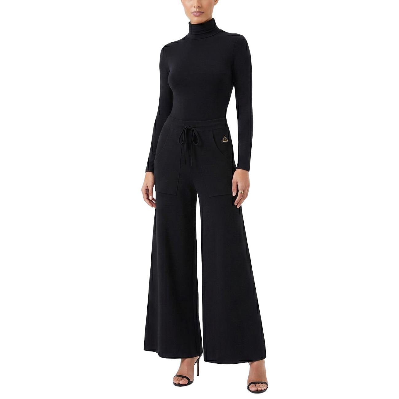 AKEP Pantalone In Punto Stoffa PTKD13079 NERO 
