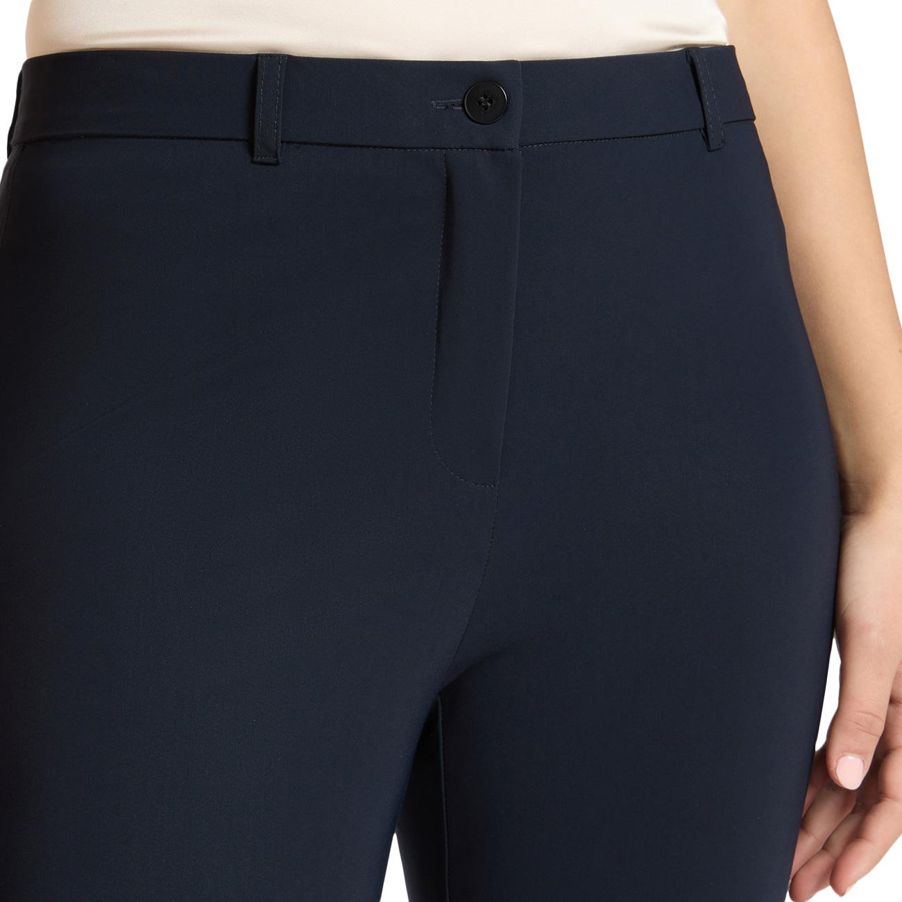 Pantaloni chinos in jersey P193P000440N 034 BLU ELENA MIRO' 