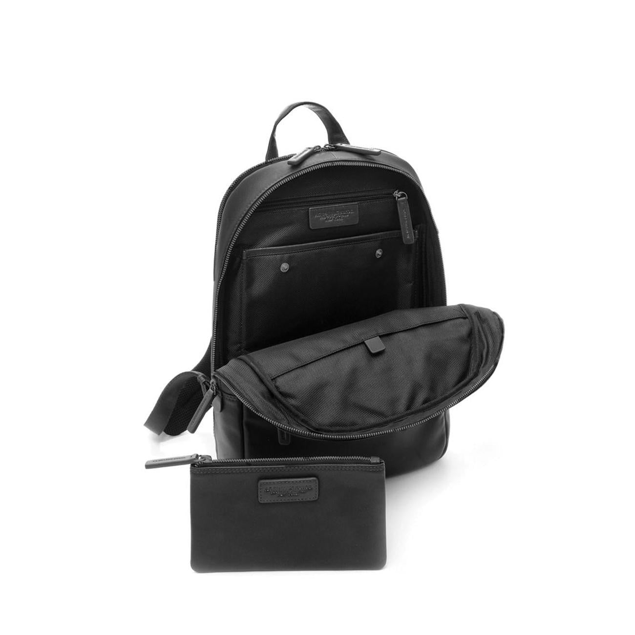 Zaino Round Medium Tech Leather Unisex Nero 309181U 900 NERO A.G. SPALDING&BROS 