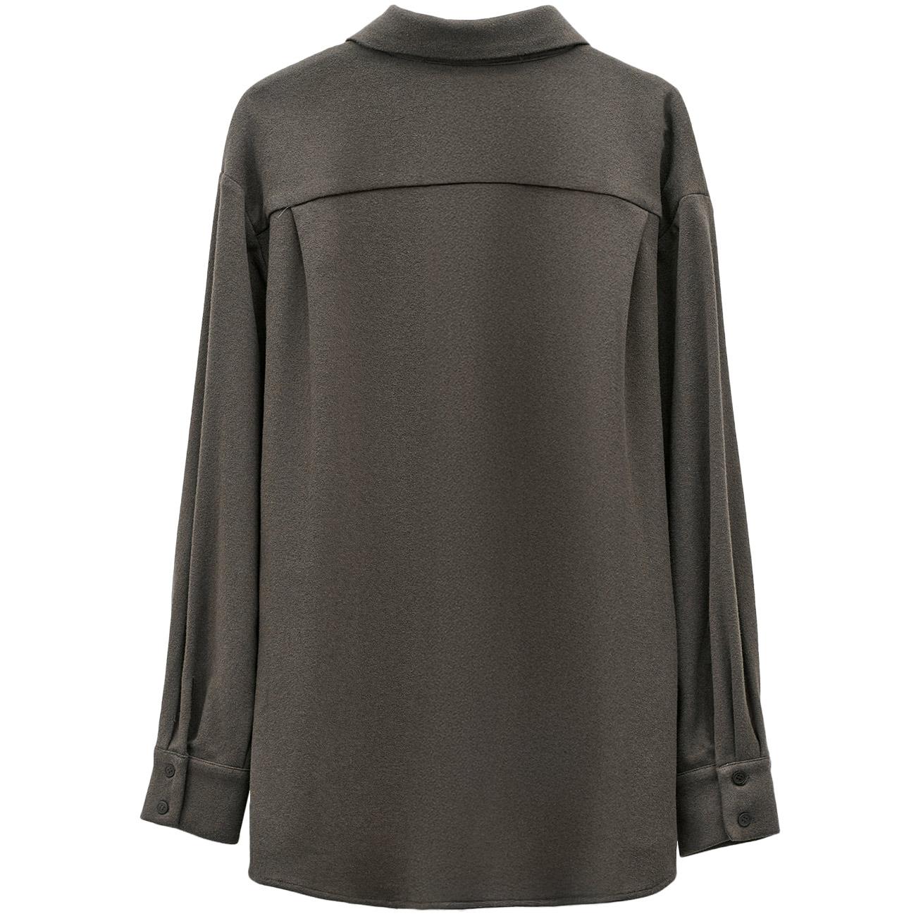 Camicia Overshirt Con Taschino EFW250108 GRIGIO ELEH 