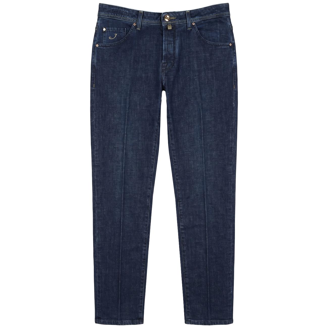 Jeans Scott Cropped Slim Fit 5 Tasche JUM_QE015 034 S3736 R2 100D DARK BLUE JACOB COHEN 