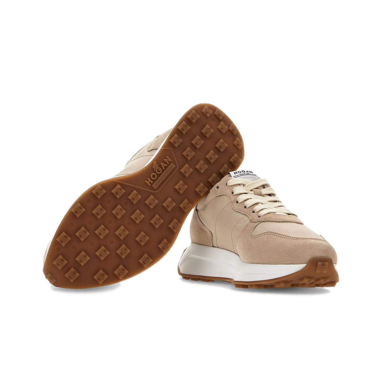 SCARPA D. H641 ALLACCIATO HOGAN HXW6410EV80P3Q0RUJ BEIGE/BIANCO HOGAN 