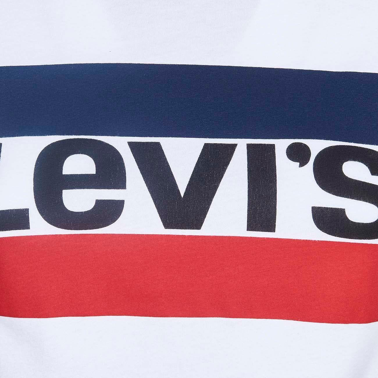 LEVIS T-Shirt The Perfect Graphic Tee Logo Sportswear Donna Bianco Blu Rosso LEVI/17369/0297 BCO/BLU/ROSSO 