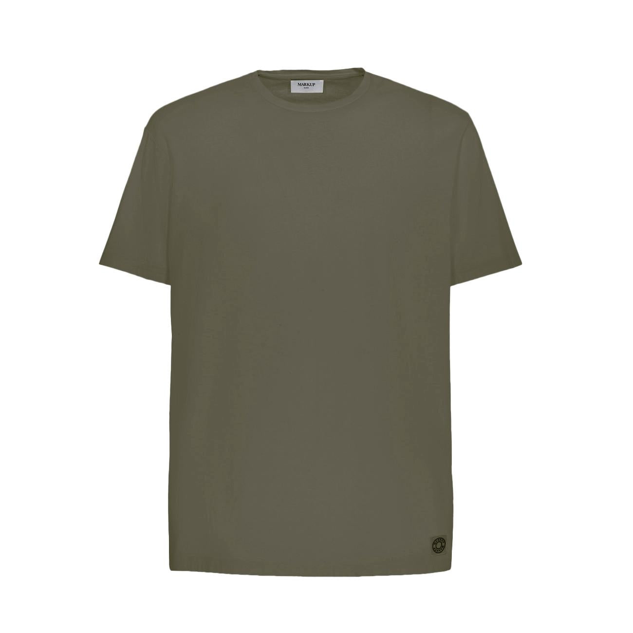 T-Shirt In Cotone Uomo Militare MK11011 MILITARE MARKUP 
