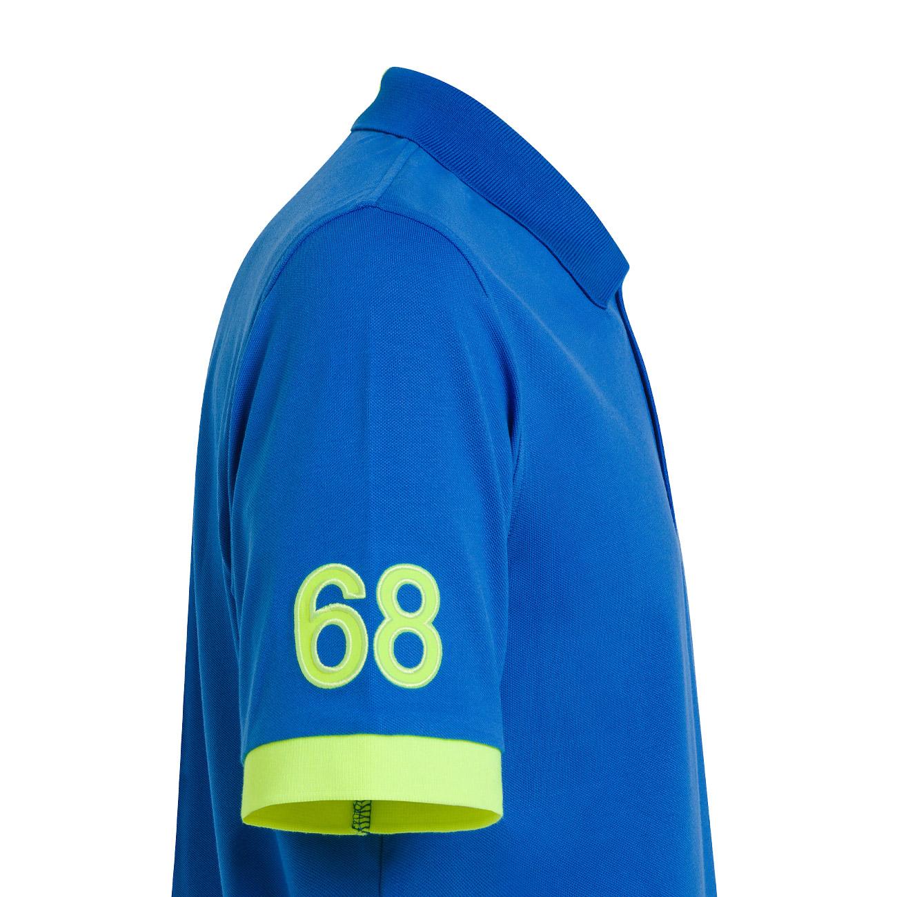 Polo Logo Fluo Uomo Royal A34122 58 ROYAL SUN68 