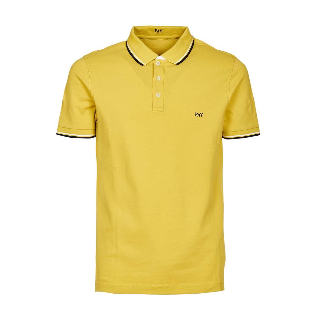 Polo Piquet Con Profilo Uomo Mais NPMB244140STDWG G015MAIS FAY 