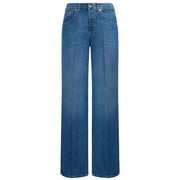 Jeans Jacklyn Wide Leg In Denim Fisso Lyocell DP427 DF0266 LV9 800 BLU MEDIO DONDUP 